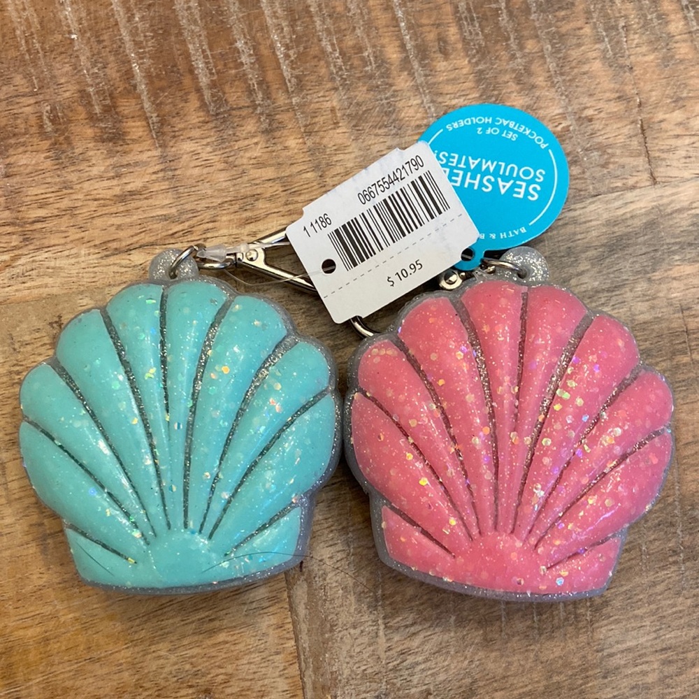 Bath & Body Works Seashell Soulmates Pocketbac Holders